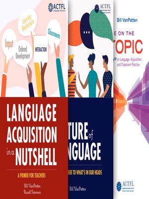 cover image of BVP Bundle (While We're on the Topic, Nature of Language, Language Acquisition in a Nutshell)